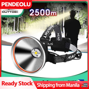 Headlamp p50 LED Headlamps Headlight Flashlight Rechargeable Work Light Head Lamp Flashlight USB Rechargeable LED Head Light Emergency Light LED Lighting Fishing Outdoor Hiking Headlamp for Running Fishing Wild Adventure with 3 batteries