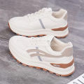 Running sneaker shoes for women korean flat Tennis shoes low cut white rubber shoes sapatos for women . 