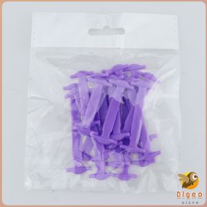 Digeo 16Pcs/pack Silicone Lazy Shoelaces No Tie Shoe Laces Rubber Shoelace