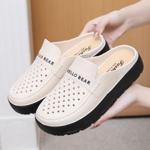Free Shipping Trendy WomenS Summer Slippers With A Closed-Toe Design Featuring A Non-Slip Sole And A Versatile Casual Style
