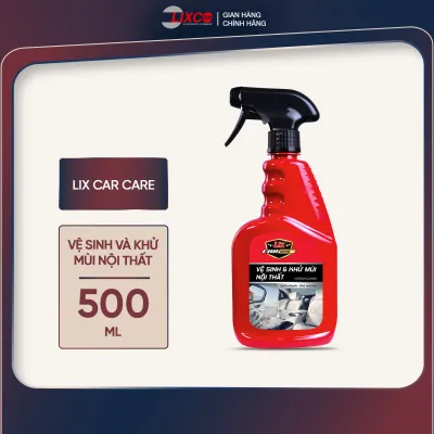 Nước vệ sinh và khử mùi nội thất oto Lix car care 500ml - 00160