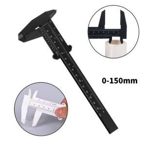 150mm Vernier Calipers Double Rule Scale Plastic Depth Height Measure Tool