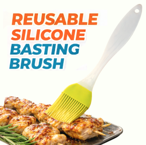 SG Ready Stock ✅ Reusable Silicone BBQ Butter Sauce Brush | Sauces | Oil Brush | Heat Resistant Non-Stick | Cooking Baking Tool | Convenient | Durable | Food Safe