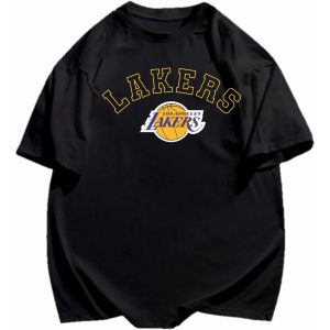 KAOS DISTRO PREMIUM ATASAN DEWASA MOTIF LAKERS BASKETBALL 24S