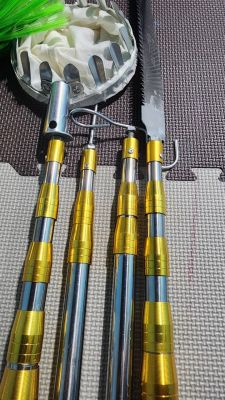 Sào Rút inox Khóa Vàng Và Lẻ Từng Món Phụ Kiện Cưa Cành Hái Qủa AE Tự Lựa Chọn Mua Nhé
