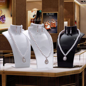 Fantic Jewelry Display Fashion Model Necklace Mannequin Pendant Earring Showing Stand