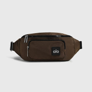 Alo Yoga Fanny Pack Waterproof Nylon Adjustable Strap Multi Pocket Crossbody Waist Belt Bag