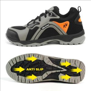 HIPZO Sepatu SAFETY Boots M65 Ujung besi Untuk Pria Kerja Proyek Tambang Pabrik Safety Shoes for man