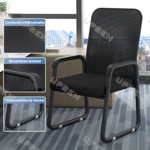 Office Chair Mesh Ergonomic Computer Comfortable Study Chair Height Adjustable High Back Swivel With Armrest