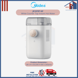Midea White Counter Top Instant Hot Water RO Purifier Dispenser 3L JR1878T-NF