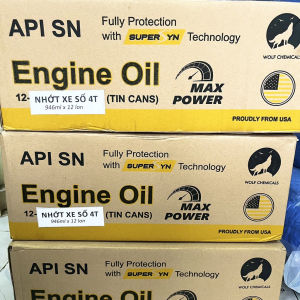 1 Thùng Nhớt Super SYN 10w40 cho Xe Số 946ml 12 chai Chính Hãng Nguyên liệu nhập khẩu từ Mỹ- Cam Kết chính hãng