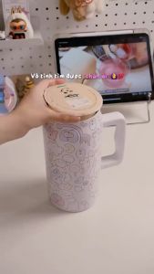 Ly giữ nhiệt BIGCUP 1500ml bình nước giữ nhiệt inox 304 thể thao Fan House tặng ống hút inox
