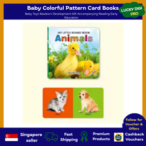 Baby Colorful Pattern Card Books – Interactive Sensory Toys for Newborns Early Education Guided Reading Cards to Stimulate Visual Development Cognitive Growth & Curiosity Soft & Safe Learning Gift for Infant Brain Development & Parent-Child Bonding
