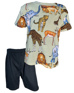 PLAYSET BUDAK SET SINGLET BUDAK BAJU TIDUR BUDAK LELAKI SIZE 2-8 BRAND NF 100% COTTON BOYS CLOTHING SETS BAJU BUDAK