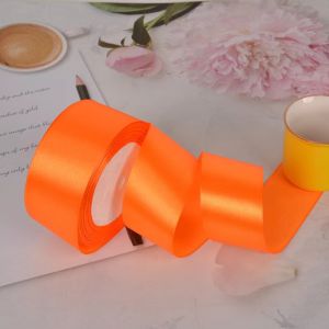 ริบบิ้น Ribbon ผ้าซาติน หน้ากว้า 4CM/ยาว 22M ริบบิ้นทำโบว์ ริบบิ้นห่อของขวัญ