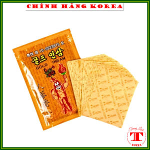 [Combo 5 gói] Cao dán hồng sâm hàn quốc Insam vàng 25 miếng chính hãng - tranglinhkorea