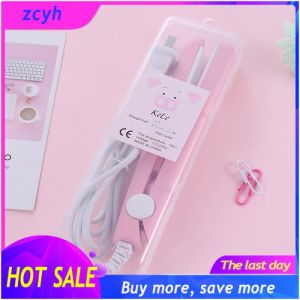 2 in 1 Mini Bangs Ceramic Flat Iron Mini Hair Straightener Plate Portable Electric Curling Straightening Iron Hair Styling Tools