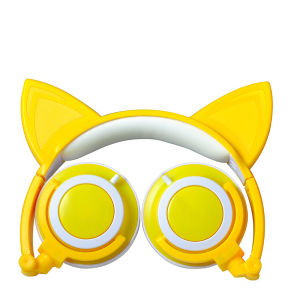 Huaqiangbei New Head-Mounted Bluetooth Luminous Wireless Cat Ear Charging Gradient Color Stereo Surround Gaming Headset