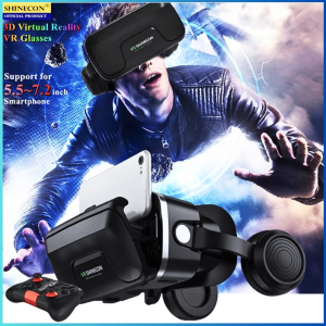 COD Shinecon VR Box IMAX Giant Screen Virtual Reality Glasses SC G13 / vr headset gaming box remote control 360 asli lengkap full set lengkap / vr box untuk semua hp controlle gta xeon cewek camera cvt vario cam chat mio drone fpv kacamata terbaik murah