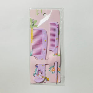 ⭐SUPERMALL⭐ Set Sisir Karakter Lucu / Sisir Anak Set Isi 2pcs Karakter Kartun Lucu / Sisir Rambut / Sisir 2In1 Hair Comb Import R1112