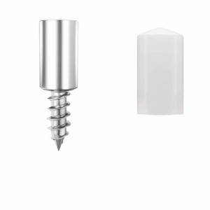 LITUILI 100Pcs Ống bọc cao su chống trượt Vít đỡ tấm laminate Công suất lớn Đa chức năng Vít tự khoan Giá đỡ ván ngăn Chắc chắn Phụ kiện tủ Tủ đựng đồ