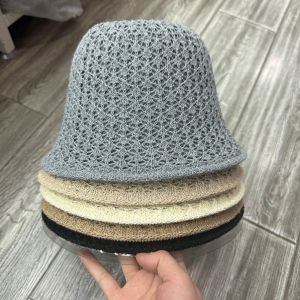 CANICECA Large Brim Straw Hat Foldable Sun Protection Bucket Hat  UPF 50+ Beach Cap Women Girls