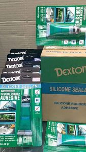 Lem DEXTONE Silicone Sealant BENING Clear Isi 12 Pcs/ Perdus 30 Gr Silikon Rubber Ruber Adhesive