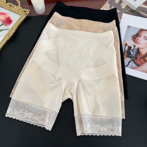 CUBBY Shapers Tummy Control Shapewear High Waist Belly Contracting Lace Mesh Briefs Thin Underpants Seamless Underwear Ladies