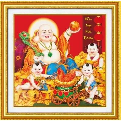 Tranh THÊU 5D - Phật Quan Thế Âm Bồ Tát