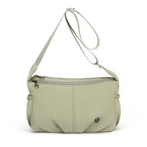 MOD2106 Water Resistant Nylon Crossbody Bag for Women  Lightweight Hobo Shoulder Bag  Korean Style Casual Sling Bag