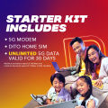DITO Home WiFi Kit w/ 30 Days UNLI 5G Data. 