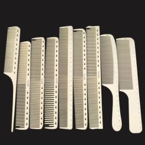 QEARJ Anti-static  Scale Hair Comb Double-sided Non-slip Handle Pro Hairdressing Combs Barber Comb Haircut Hair Cutting Comb Salon
