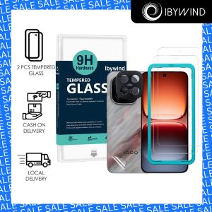 VIVO iQOO 15 5G Tempered Glass by IBYWIND – 9H Hardness Anti-Scratch Bubble-Free HD Clear