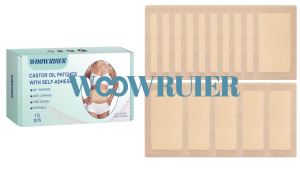 15 Pcs Castor Oil Pack Wrap Portable Castor Oil Packs Patches with Anti Leakage Cotton for Belly/Leg/Back (Oil Not Included) 11" x 6.3"