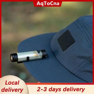 [COD] AqToCna Ship within 24 hours Hat Clip Light Flashlights For Outdoor Night Sport Hands Release Pocket Caps Lamp Rechargeable Clip On Light