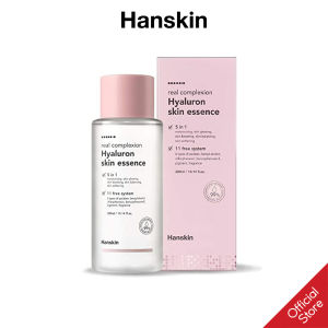Nước Hoa Hồng Dưỡng Ẩm HANSKIN REAL COMPLEXION HYALURON SKIN ESSENCE 300ml/150ml