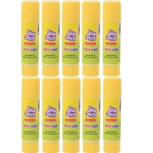 10PCS 9g High Viscosity Solid Glue Sticks High Efficiency Adhesion Clear Solid Glue for Home School DIY Art Paper Stationery