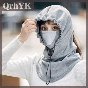 QrhYK Mới Windproof ấm cap mùa đông người đàn ông Phụ nữ đầy đủ Mặt bìa Mũ câu cá với mặt nạ Balaclava mũ trùm đầu cổ ấm hơn đi lang thang đi xe đạp cap