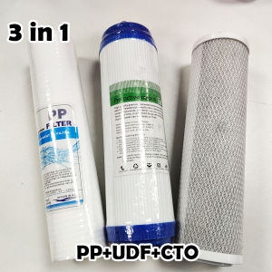 NOAH 3pcs Set 10 x 2.5inch 10 Standard Size Water Filter Purifier Replacement PP CTO UTF Water Filter Purifier