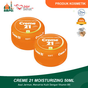 Creme 21 Moisturizing 50ml Dengan Vitamin E Perlindungan Kulit Kering