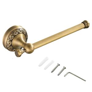 Phòng tắm bằng đồng Hộp đựng khăn giấy treo tường cuộn giấy vệ sinh quả đồng cổ điển khăn đơn thanh đường ray bền bỉ
