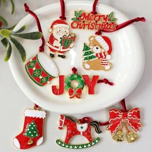 MAYIT Màu sắc rực rỡ Đồ trang trí treo cây thông Noel Thiết kế treo Vật liệu hợp   Dây Chuyền Giáng Sinh Tự làm Chủ đề tuần lộc  Dây Chuyền Giáng Sinh Bằng Hợp  Dành cho Lễ Giáng Sinh