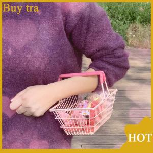 [Buytra] Mini lưu trữ giỏ Máy tính để bàn hoàn thiện mỹ phẩm lưu trữ đồ trang sức cho cô gái ký túc xá Máy tính để bàn tổ chức container giỏ