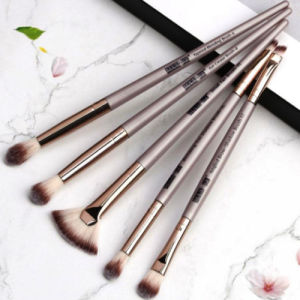 ชุดแปรงแต่งหน้า 5ชิ้น ด้ามสีน้ำตาลเทา MAANGE ปัดแก้ม ทาตา คัดเบ้า Make up brush
