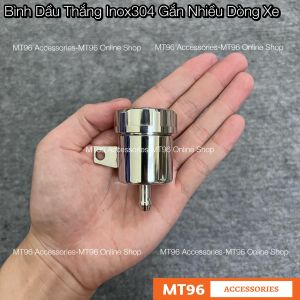 Bình Dầu Salaya Inox Nắp Daytona Chuẩn Inox304 Gắn Nhiều Dòng Xe