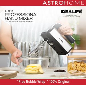 Idealife - Professional Hand Mixer Tangan Multi Speed IL 221 B