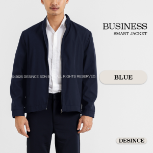 🇲🇾 DESINCE Men Smart Jacket Long Sleeve Black Blue Jackets Men Top Jaket Lelaki MT 158