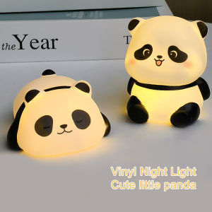 Creative Panda LED Night Light Eye Protection Lamp For Kids Cute Panda Lamp Silicone Light For Kids Bedroom Sleep Bedside Lamp Fadikou