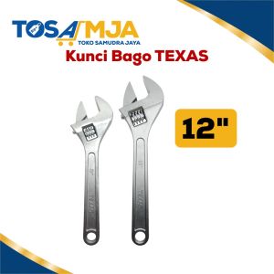 Kunci Bago / Kunci Inggris Adjustable Wrench merk TEXAS