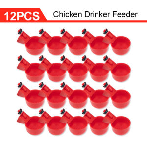 6/10/20PCS Automatic Chicken Waterer Automatic chicken drinker Feeder poultry equipment water